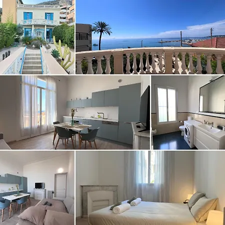 10' Monaco - 10' Italia - Incantevole Vista Mare Apartment